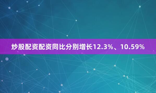 炒股配资配资同比分别增长12.3%、10.59%